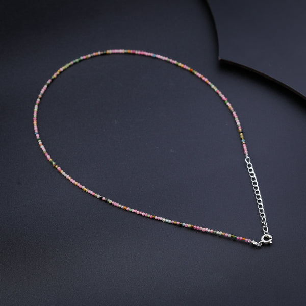 Multicolor Silver Necklace