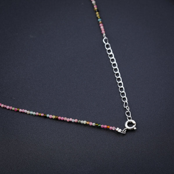 Multicolor Silver Necklace