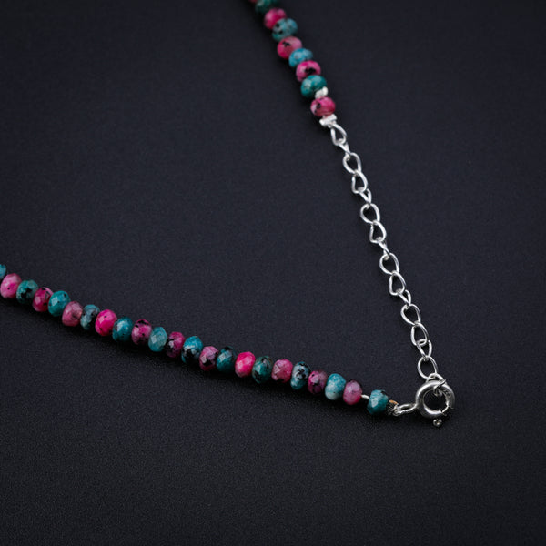 Multicolor Silver Necklace