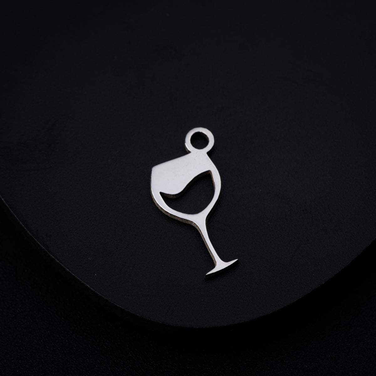 Silver Charm: Wine Glass