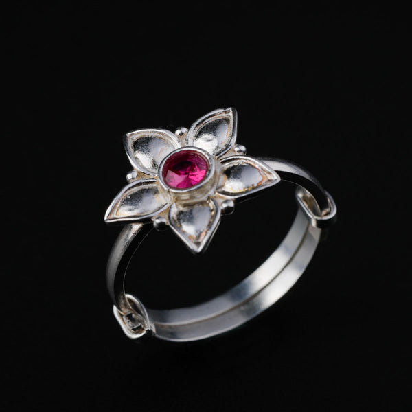 Silver Prajakta Ring