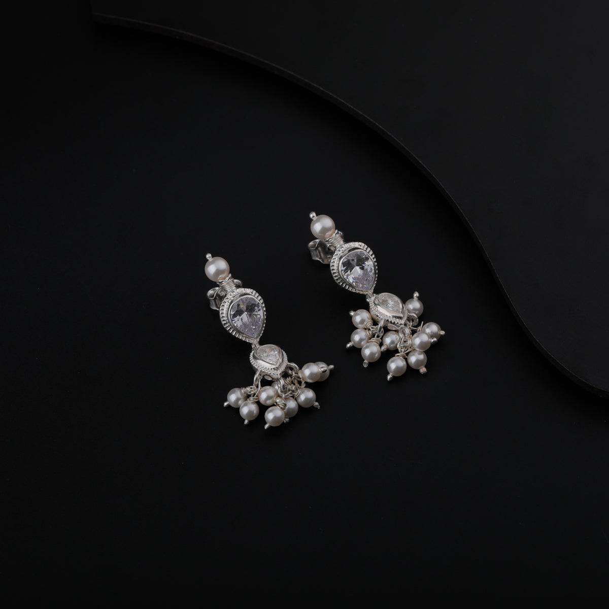 Tanmani Earring with CZ Stones