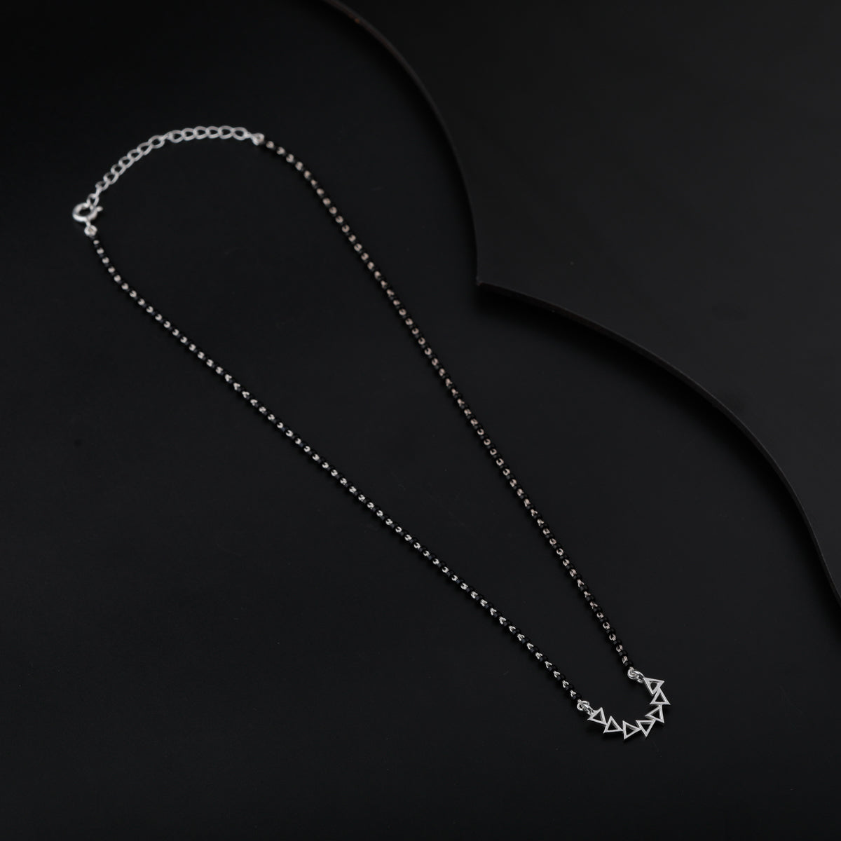 Silver Triangle  Nath Mangalsutra