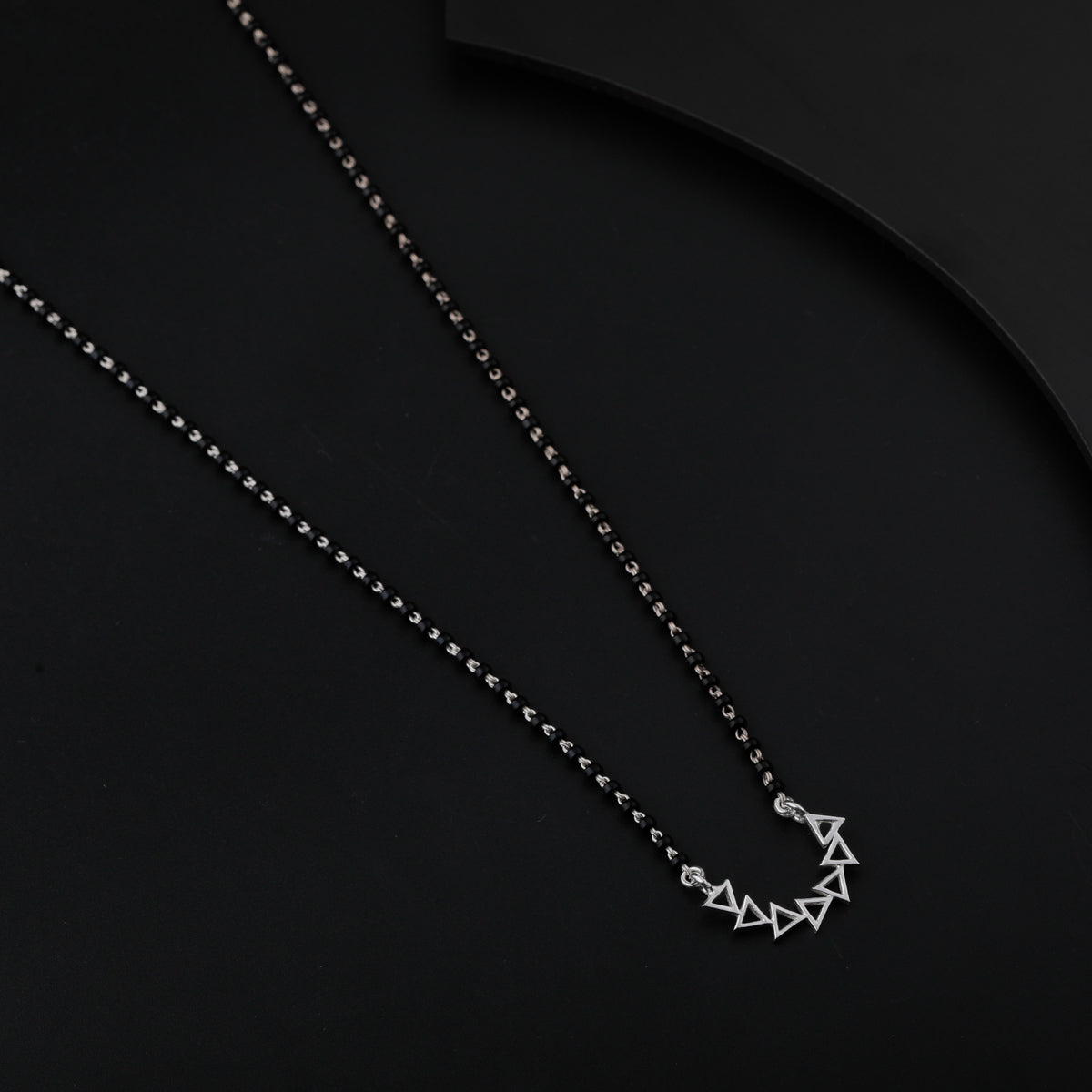 Silver Triangle  Nath Mangalsutra