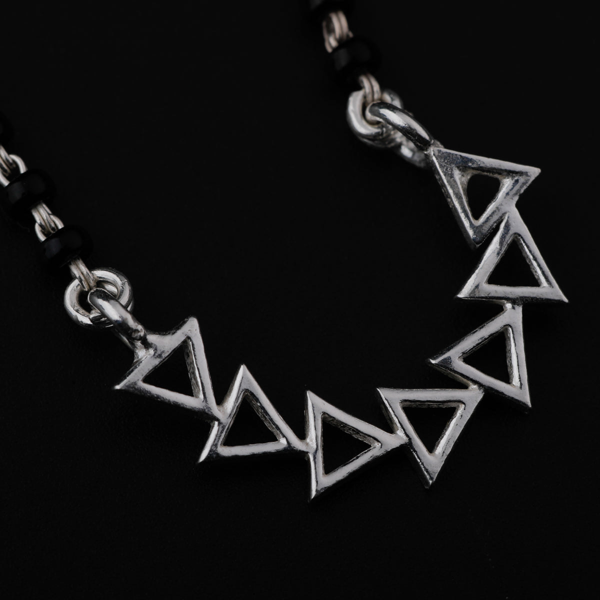 Silver Triangle  Nath Mangalsutra