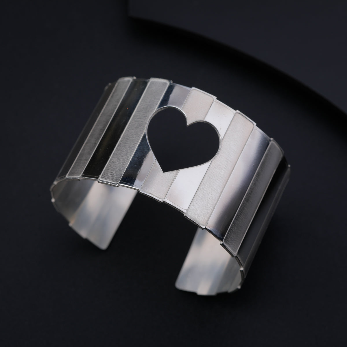 Silver Love Cuff Bracelet