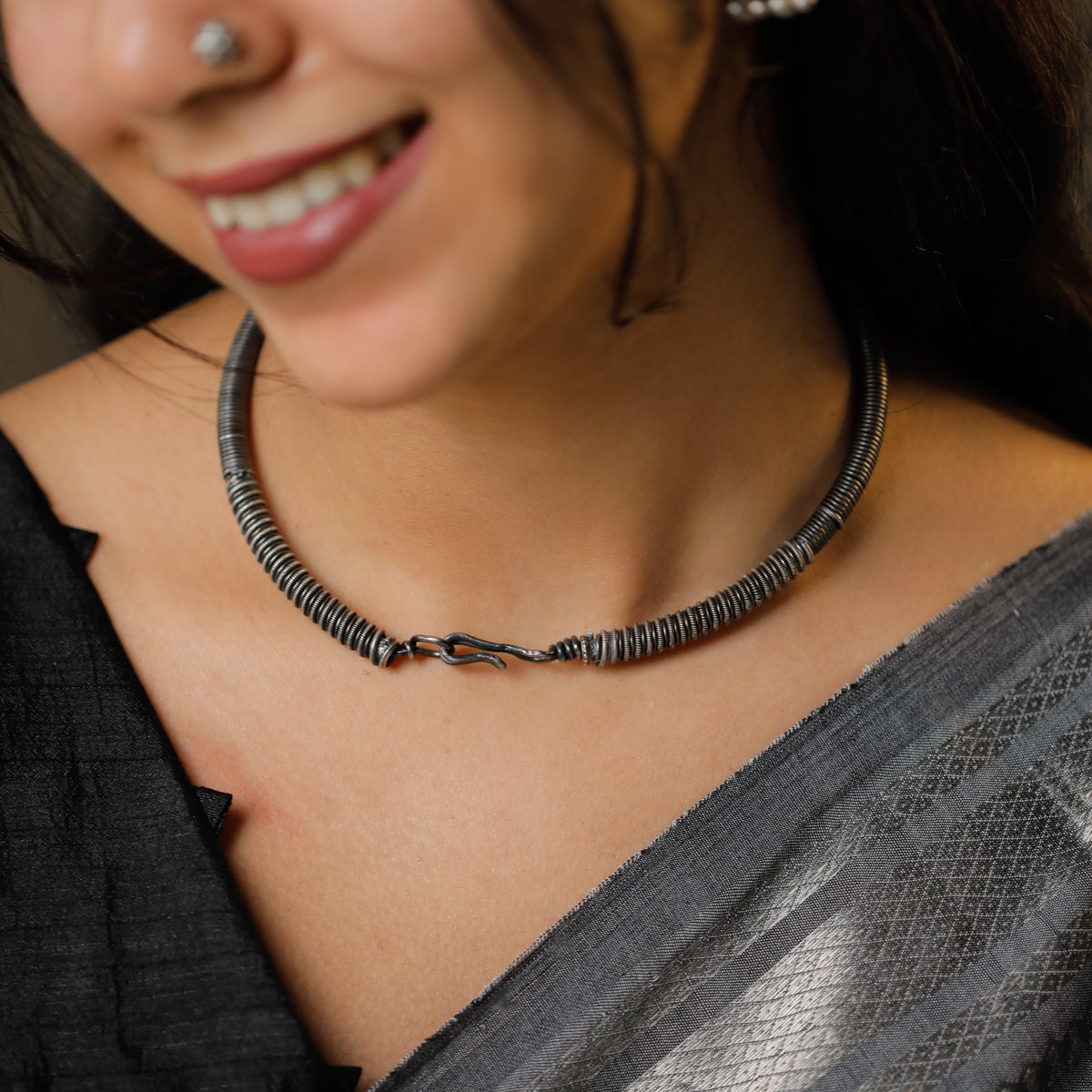 Silver Choker गळसरी (Galsaree)