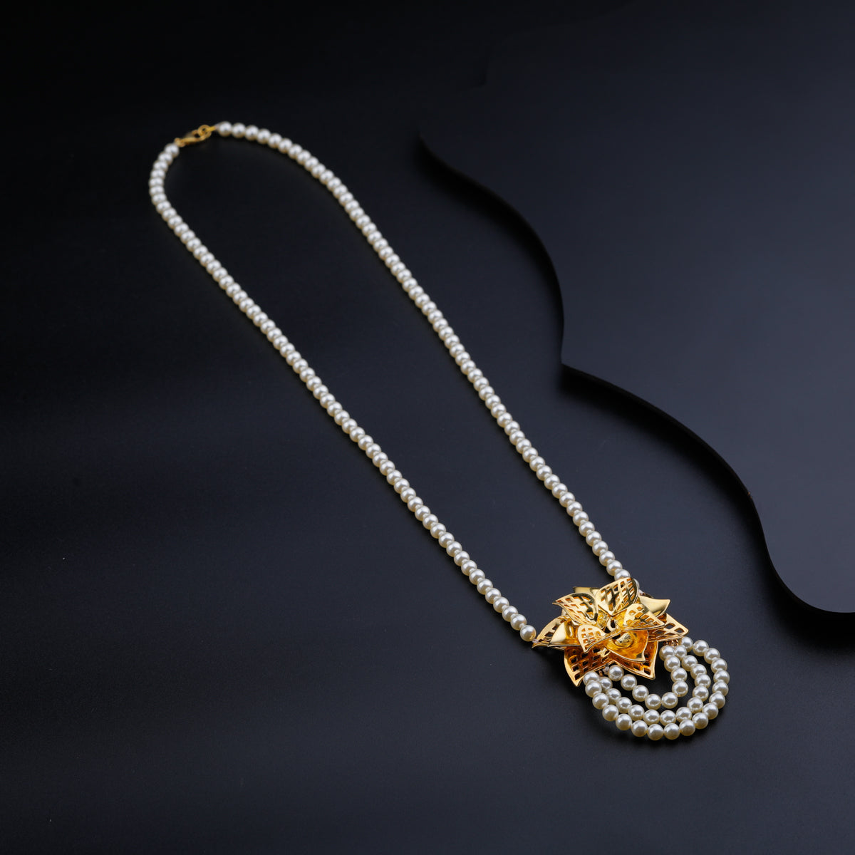 Godavari Necklace Gold Plated