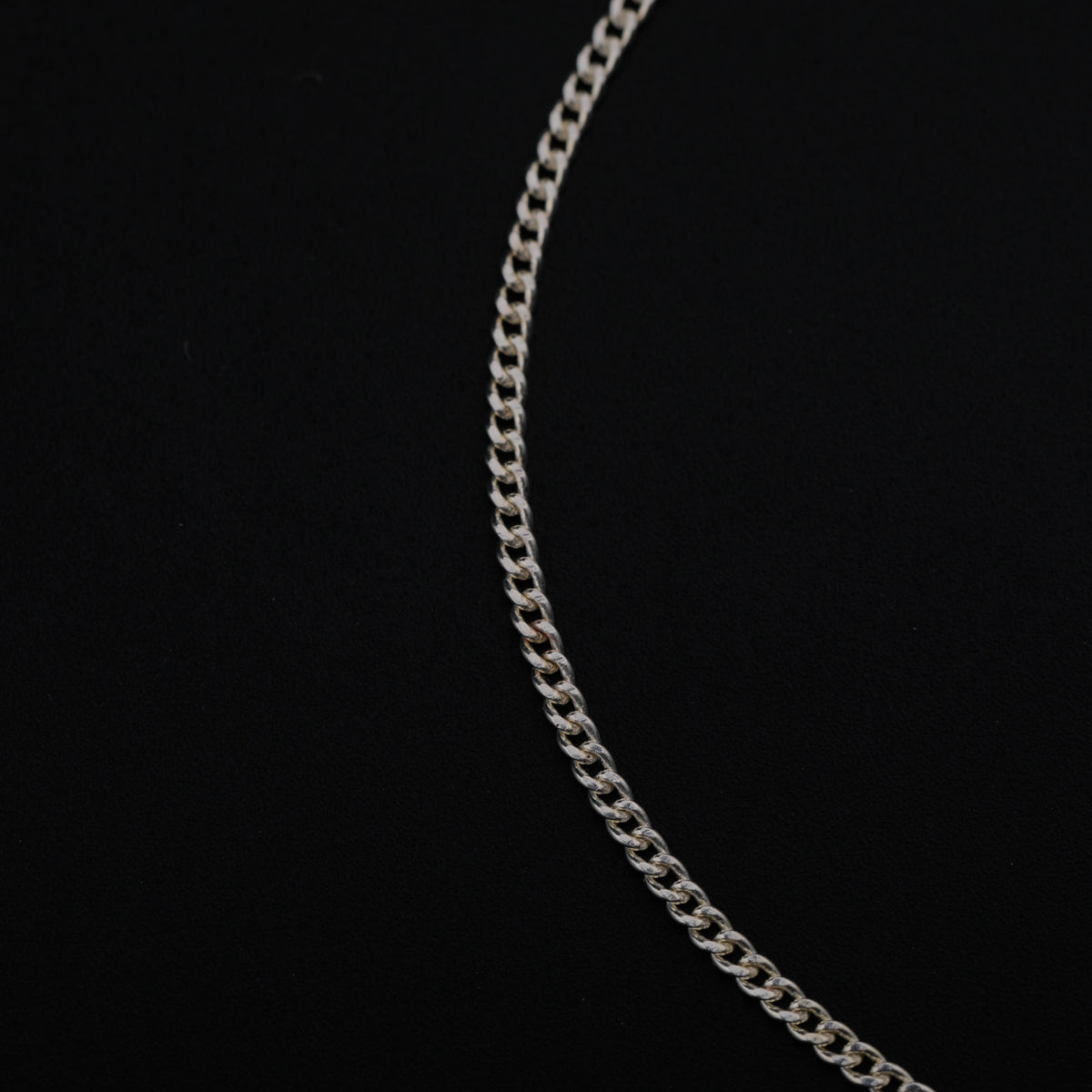 Silver Chain Single Pearl Bracelet