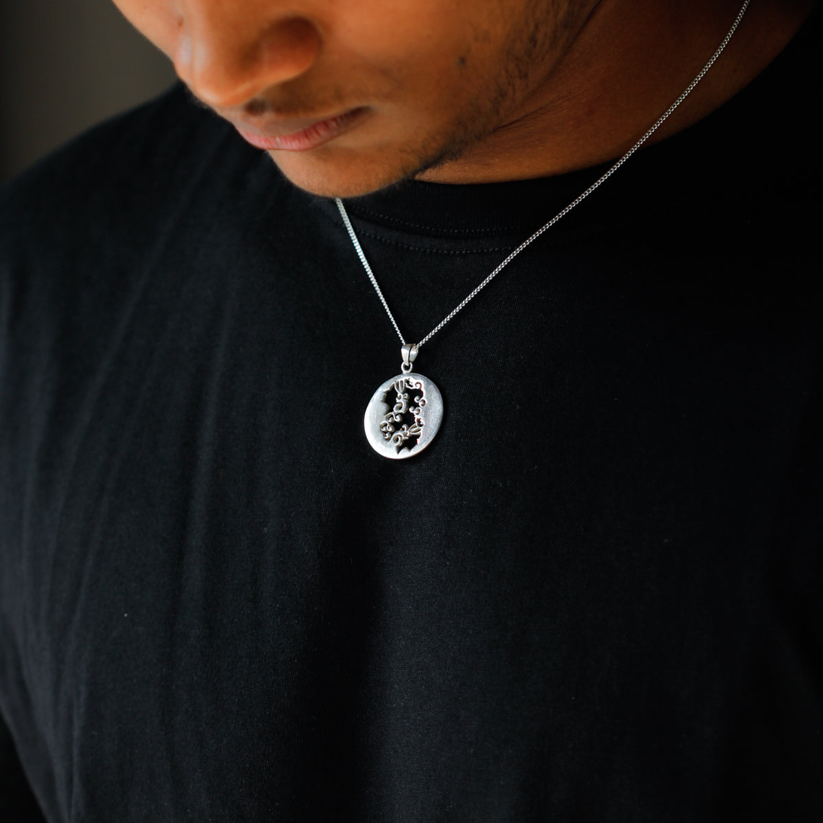 Gemini / मिथून Silver Pendant