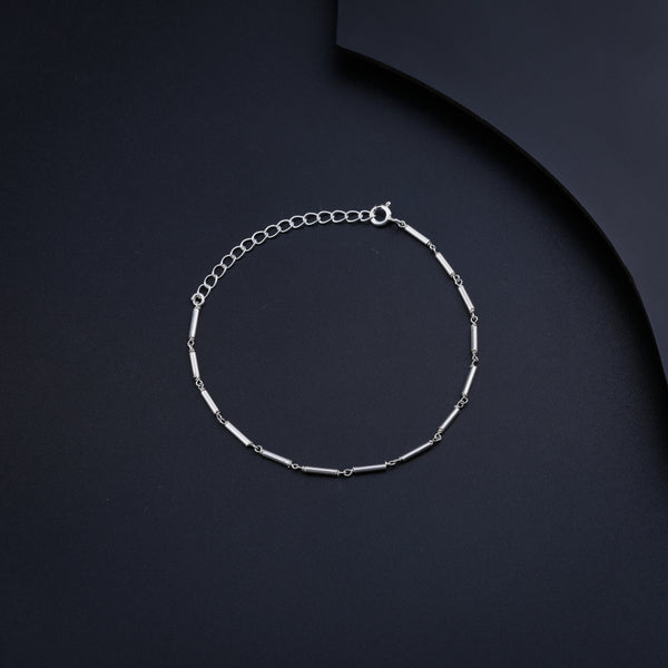 Silver Pipe Bracelet