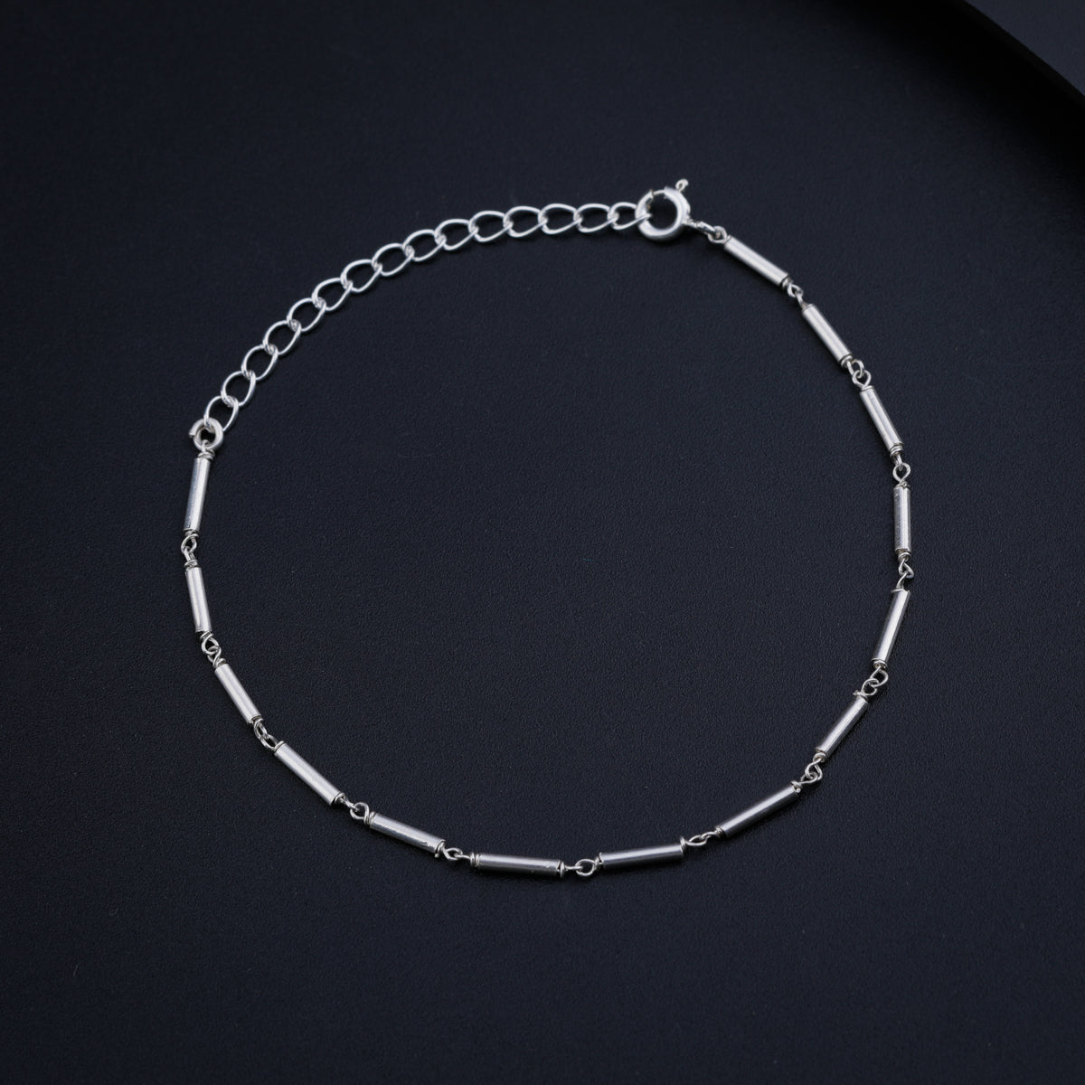 Silver Pipe Bracelet