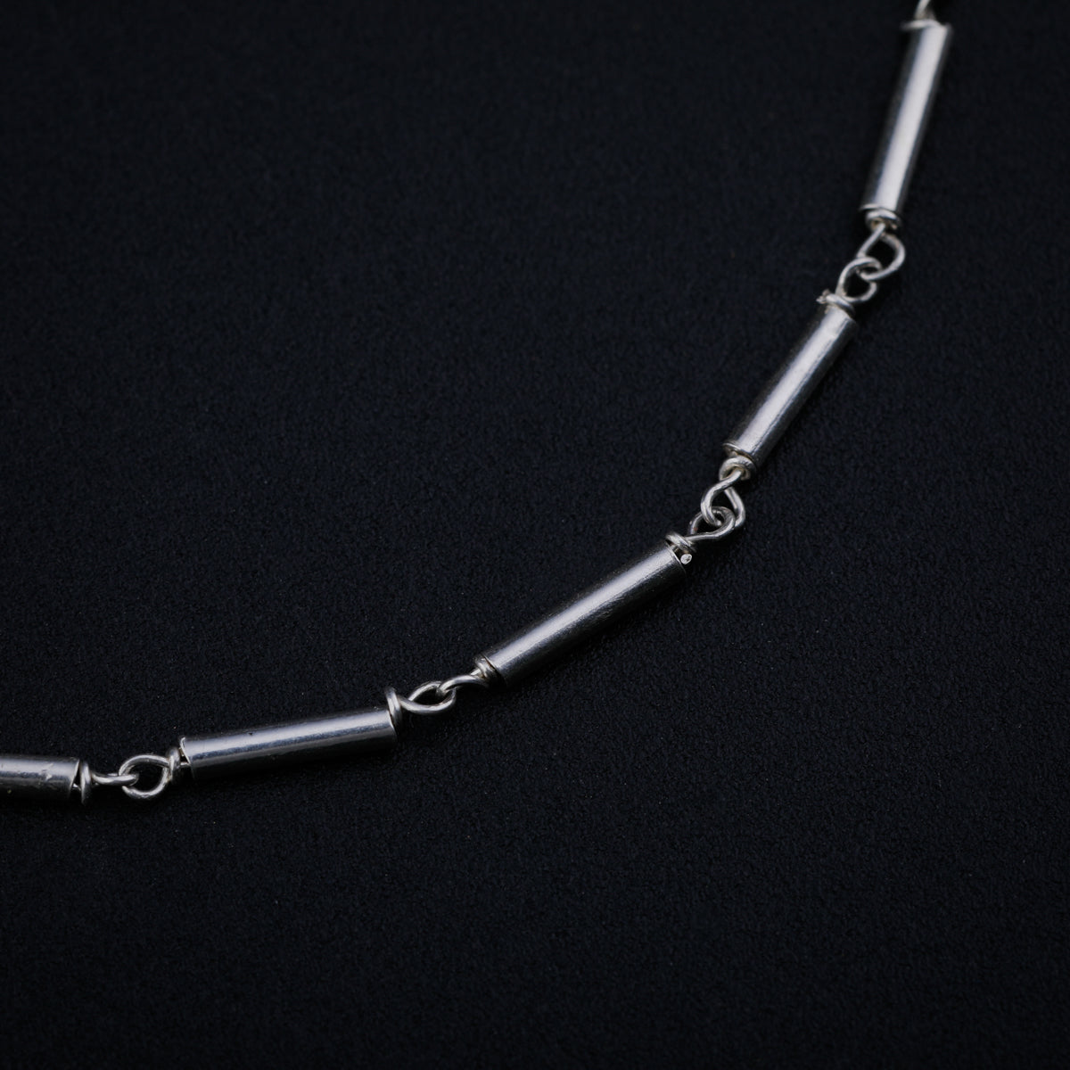 Silver Pipe Bracelet