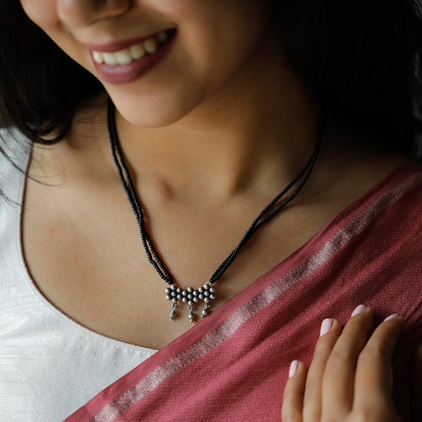 Itihaas Small Kudi Mangalsutra |  92.5 Silver