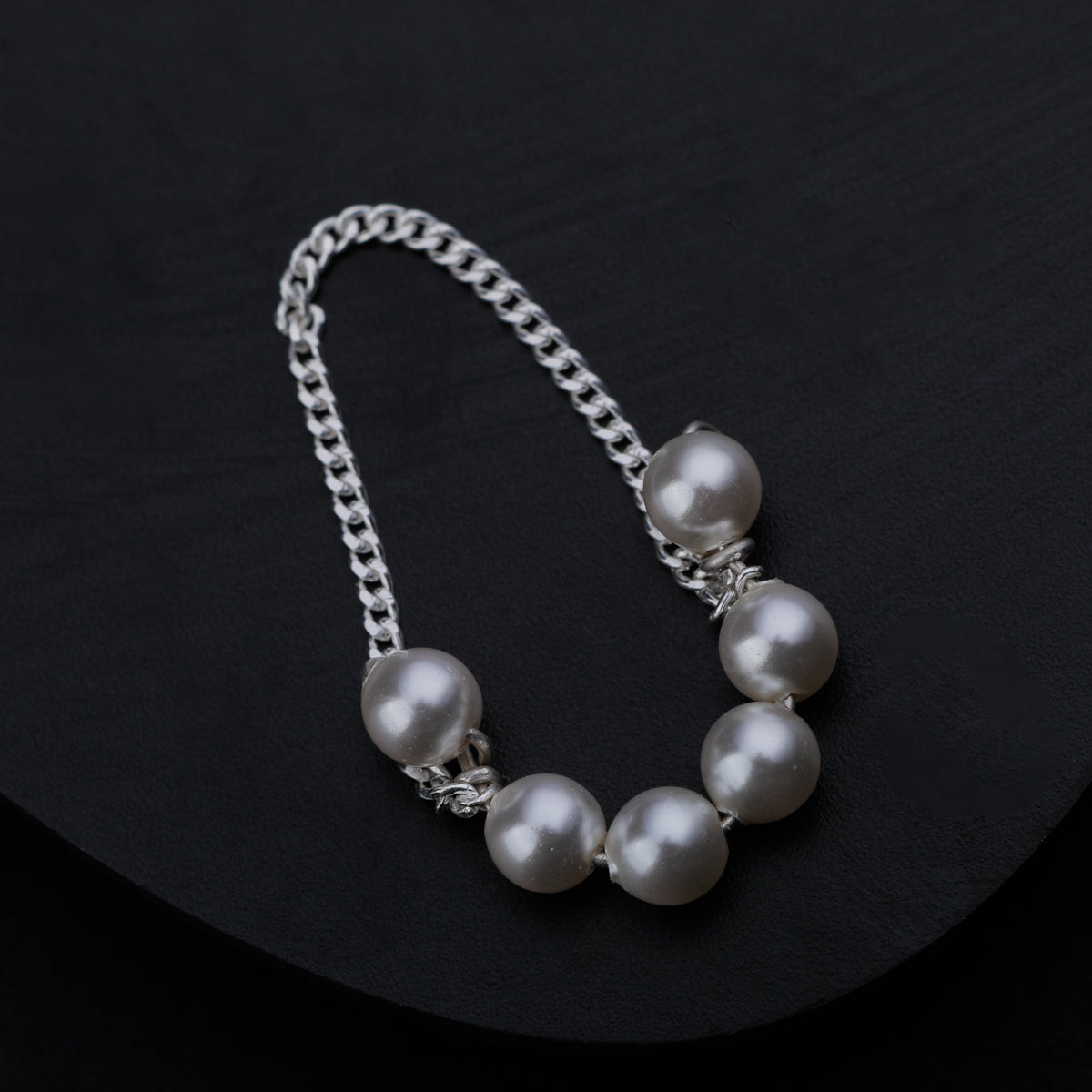 Pearl Layer and Chain Earcuff