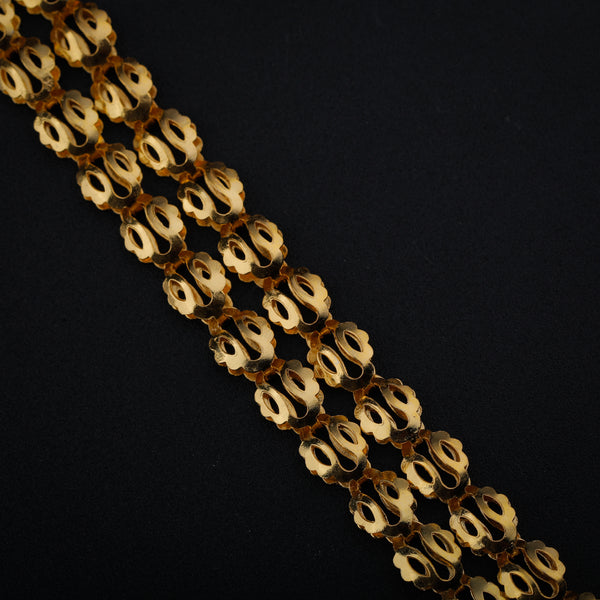 Pohe Haar - 2 Layers | 92.5 Silver | 22K Gold Plated (Made to Order)