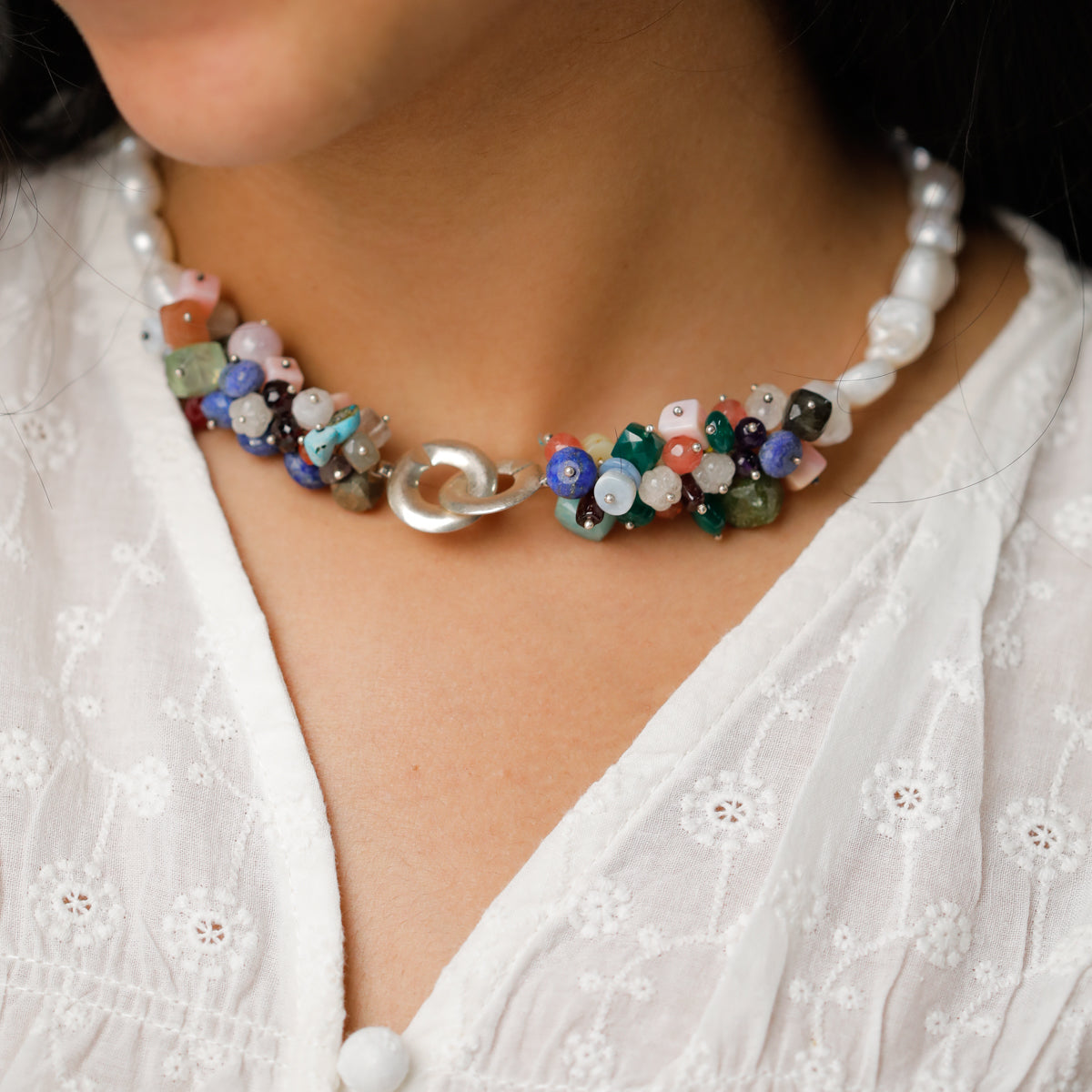 Pearl Blossom Necklace