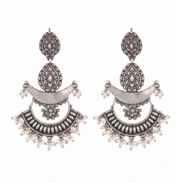 Chandbali (Mahnoor) | 92.5 Silver | Size : Large