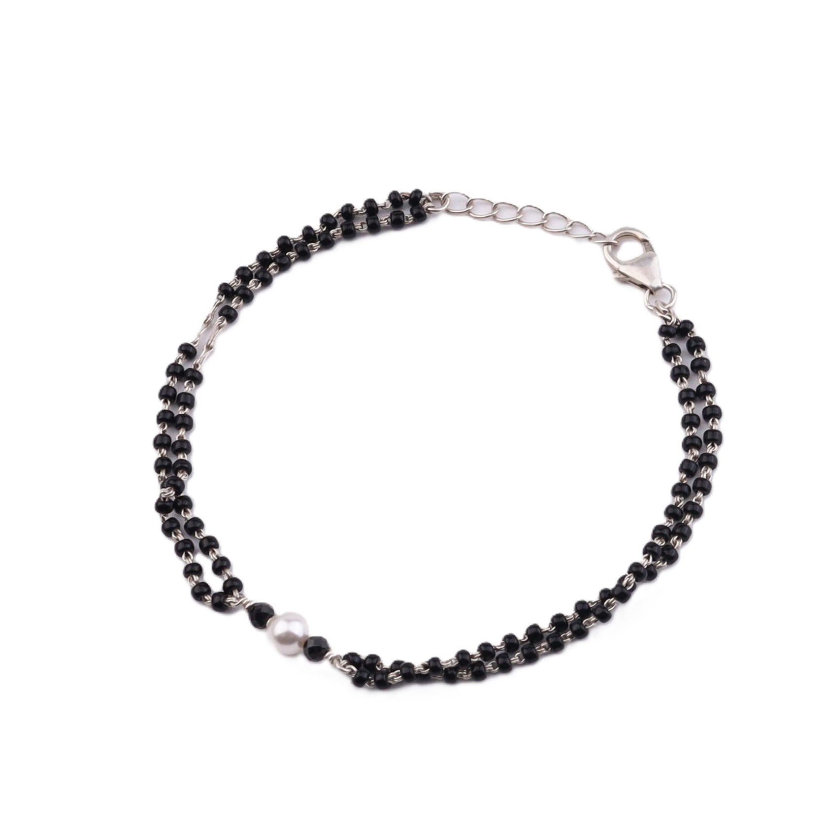 Silver Mangalsutra Bracelet