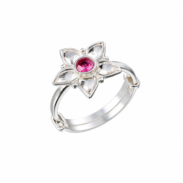 Silver Prajakta Ring