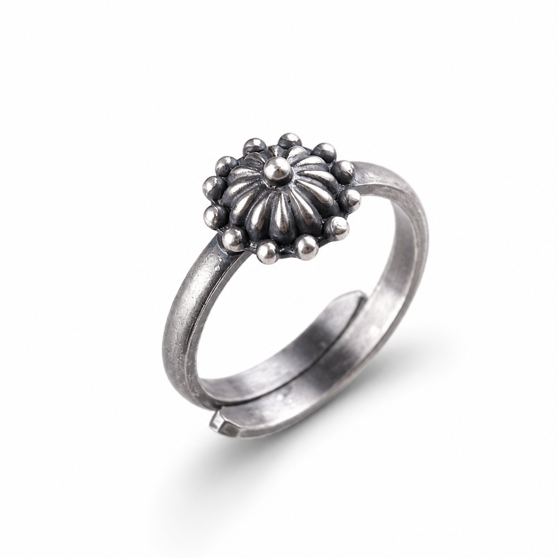Silver Ring - Dome