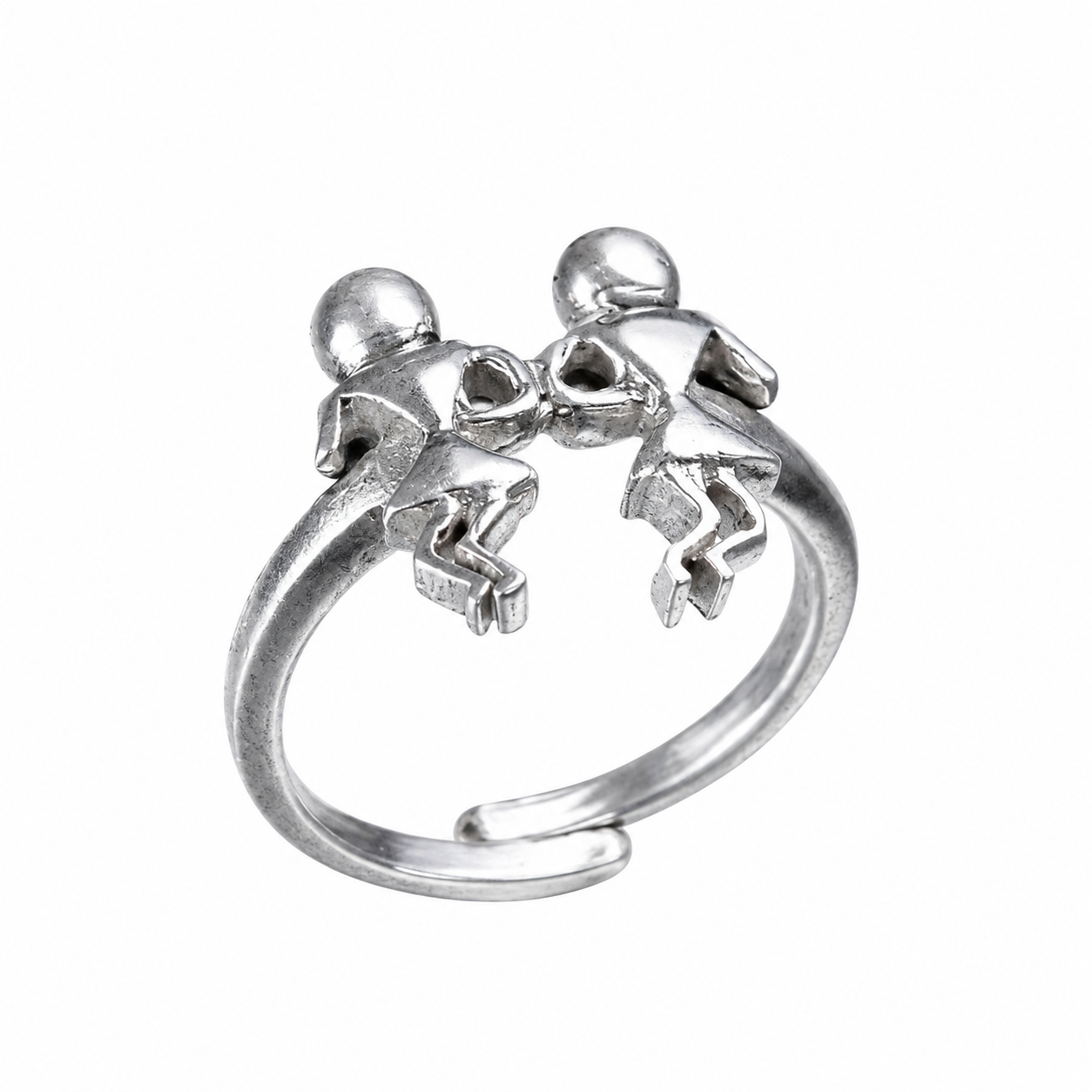 Silver Ring - Warli Art