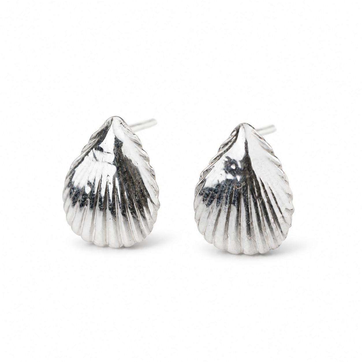 Silver Shell Earring