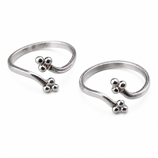 Silver Shiny Delicate Toe Ring