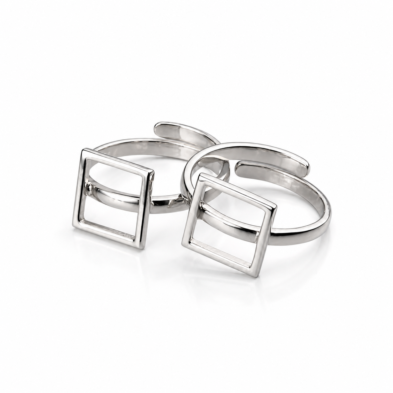 Silver Square Toering