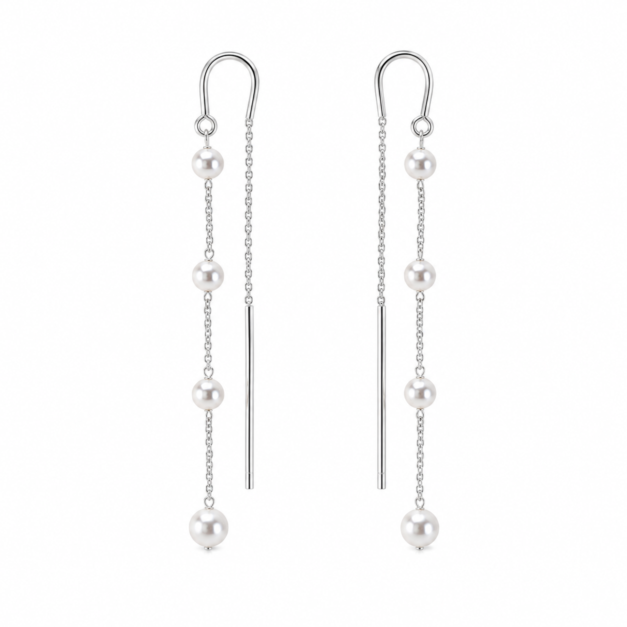 Silver Sui Dhaaga Earring