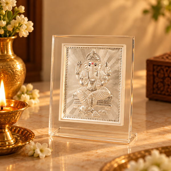 Ganapati Frame | 92.5 Sterling Silver