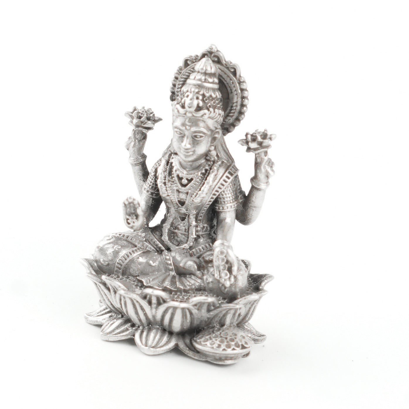 Silver Mini Lakshmi Idol
