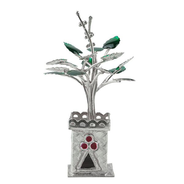 Silver Tulsi Vrundavan – Big