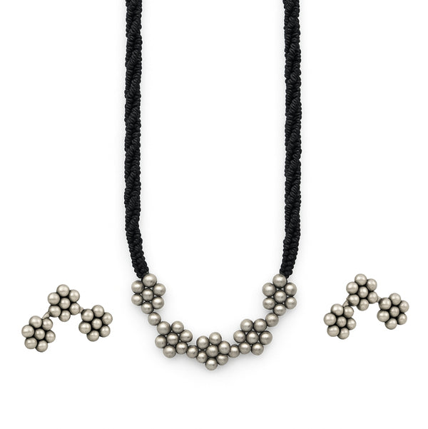 Kudi Basket Long Mangalsutra with Earrings