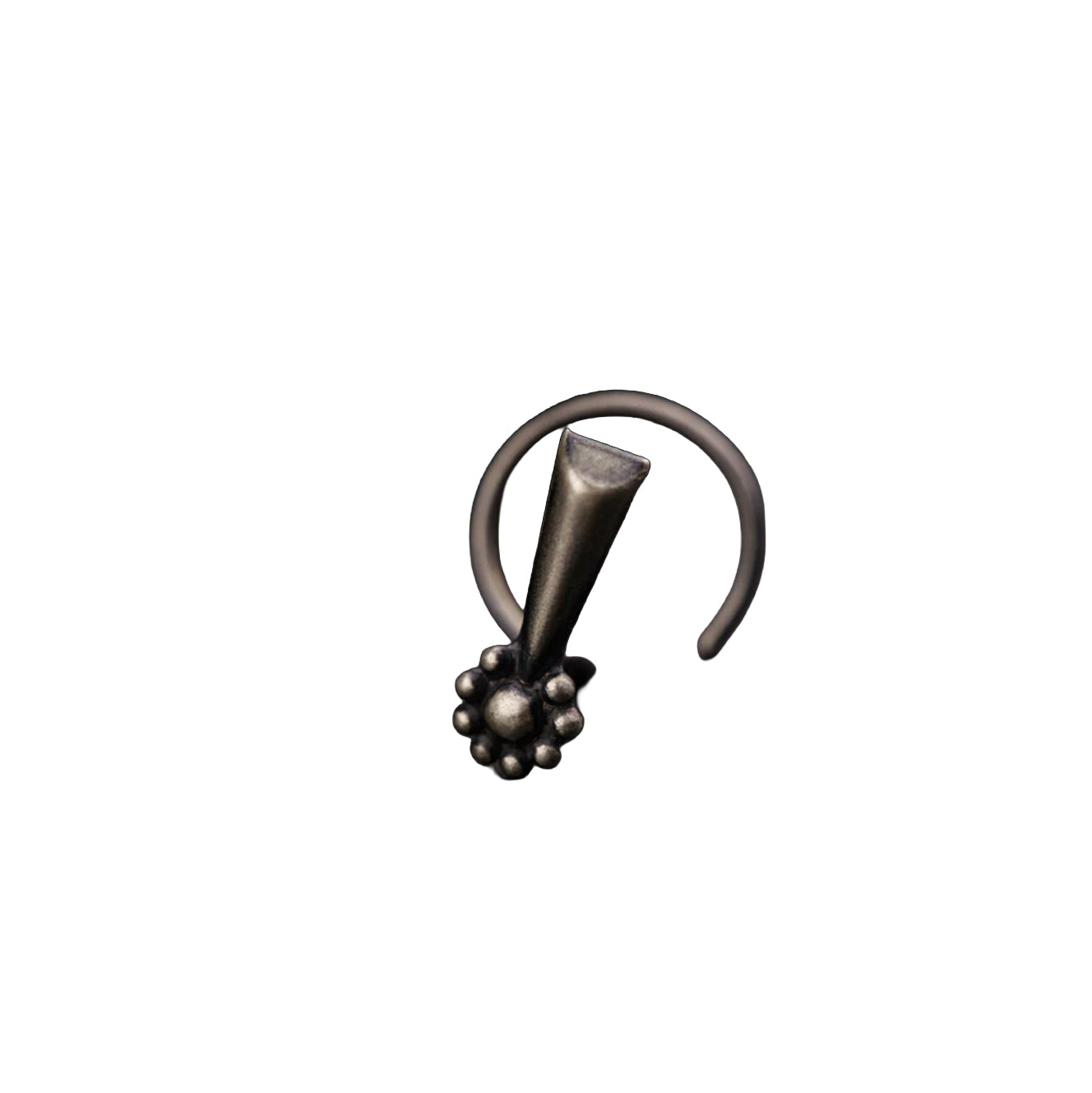 Handmade Silver Nose pin (Pierced)