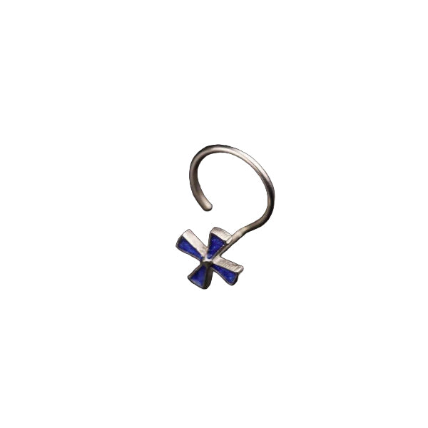 Pinwheel Nosepin ( Pierced ) - Purple