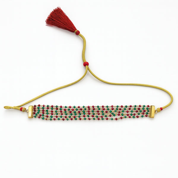 Green Onyx Ruby Necklace