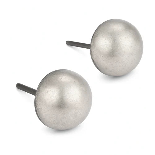 The Big Dome Earrings - Handmade Silver Jewelry