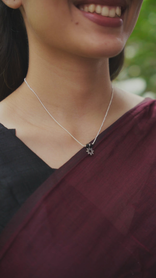 Silver Chain Mangalsutra Kiara