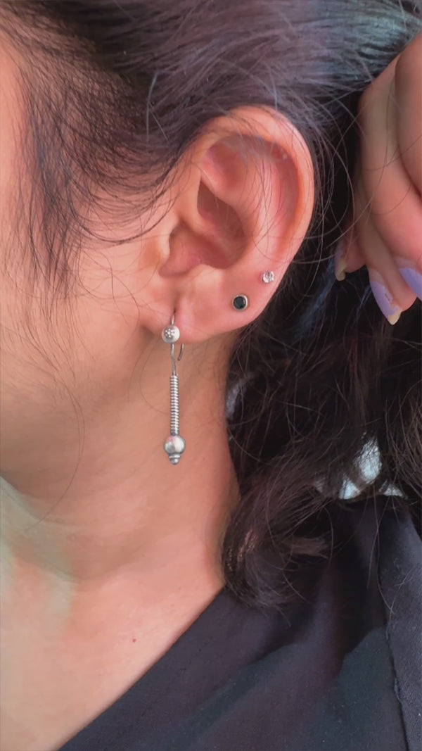 Ognia Jaisalmer Silver Earrings
