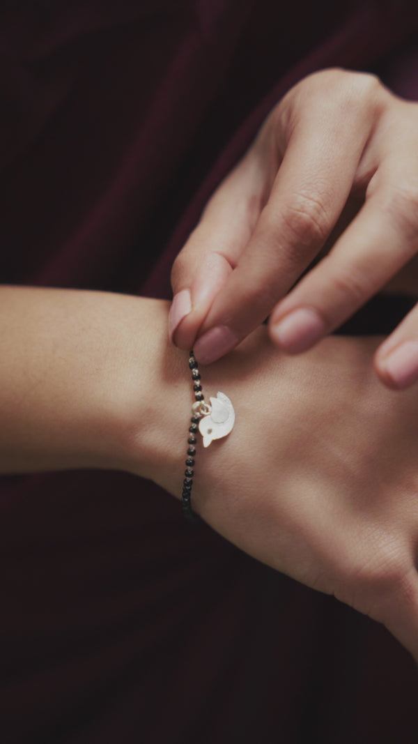 Bird Mangalsutra Bracelet
