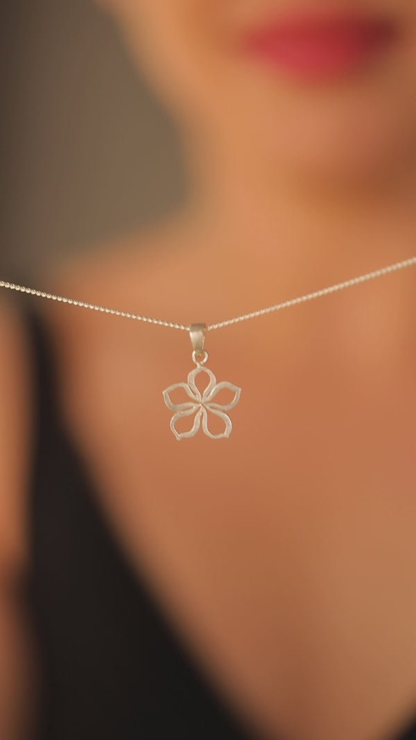 wear Sadafuli Charm Necklace with ethnic outfit