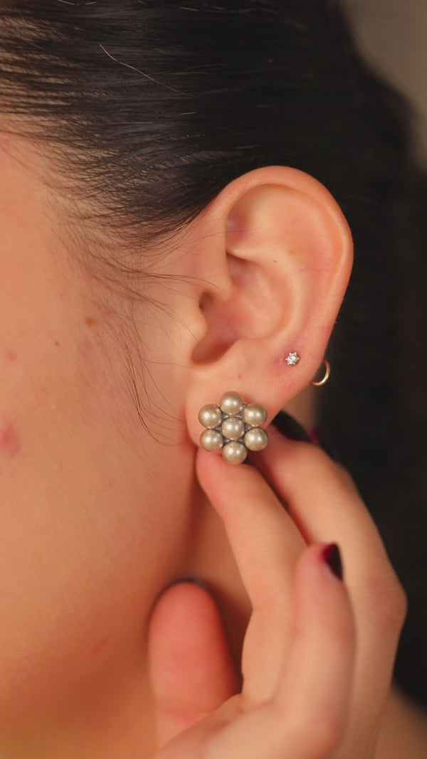 Handcrafted silver kudi original size polished finish