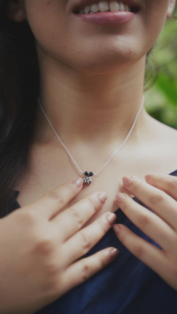 Silver Chain Mangalsutra Shevanti