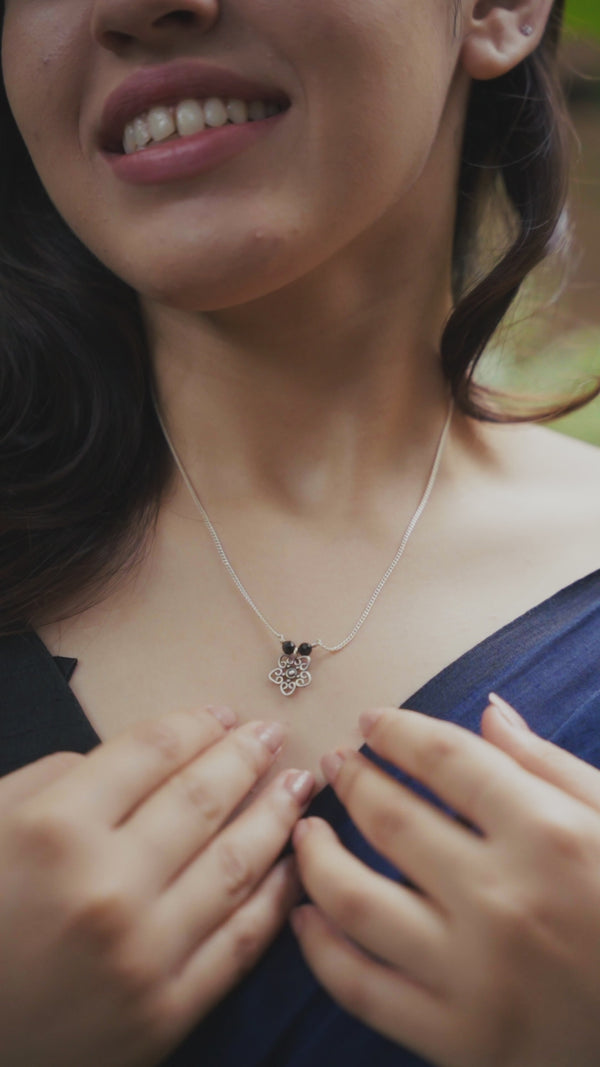 Silver Chain Gopadma Mangalsutra