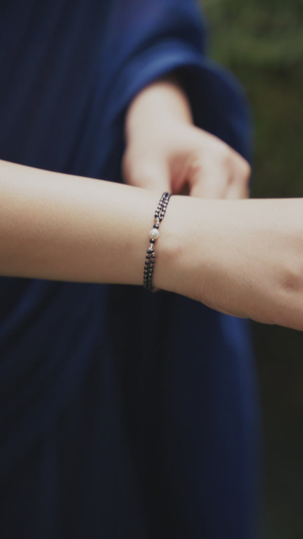 Silver Mangalsutra Bracelet