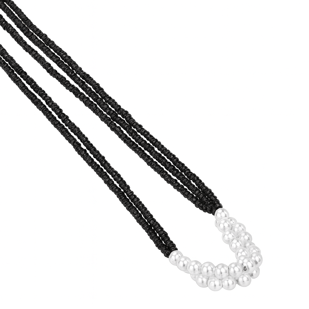 White Pearl Bunch Mangalsutra