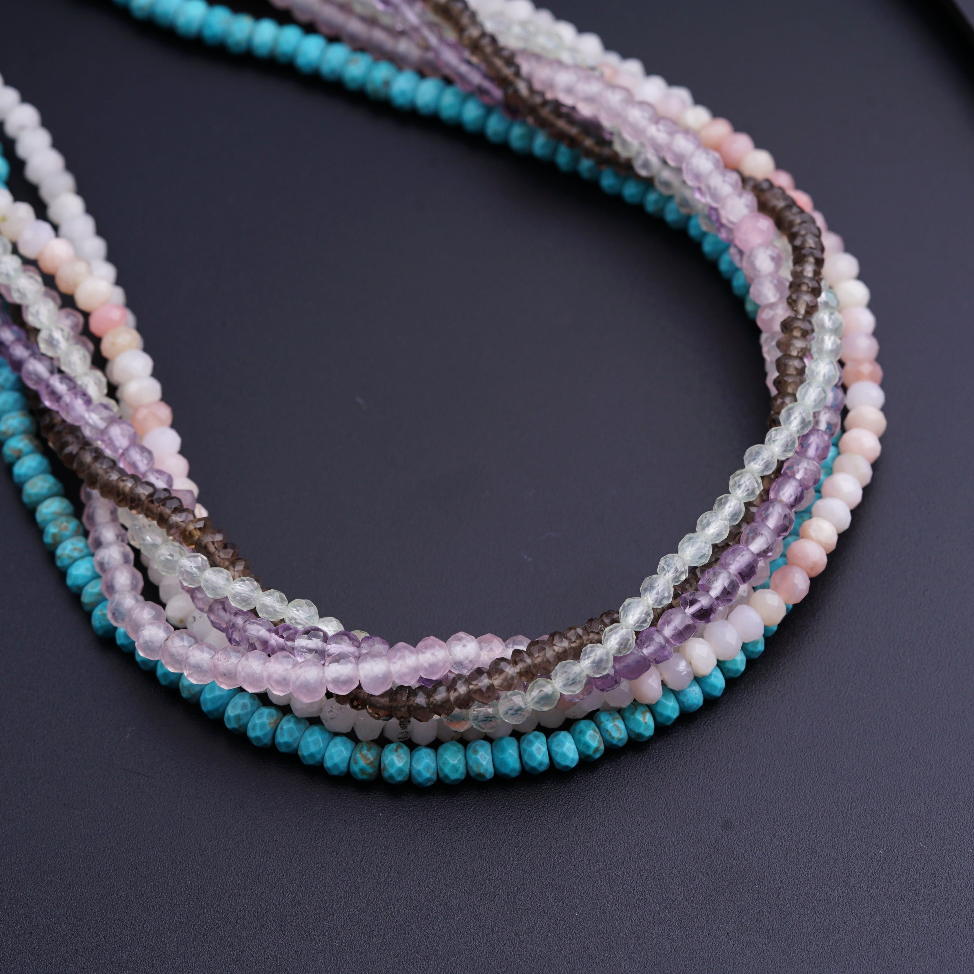 Rainbow Necklace ( Precious Stones)