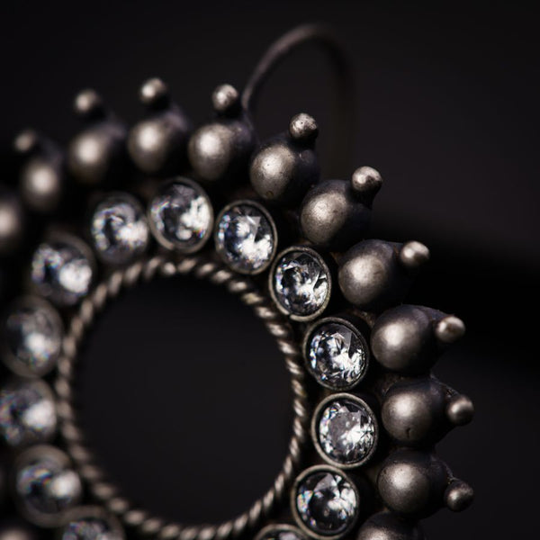 a close up of a ring of beads