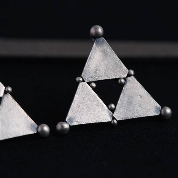 Straight and Slant - Earrings